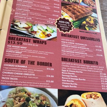 Hungry Fox - Menu - Breakfast & Brunch Near Me - North Hollywood, California Hungry Fox - Menu - Breakfast & Brunch Near Me - North Hollywood, California