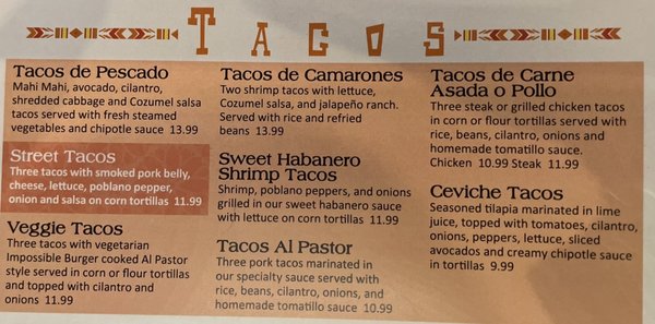 Menu photo 1 Cabana Tres Amigos Grand Rapids, MI Menu photo 1 Cabana Tres Amigos Grand Rapids, MI
