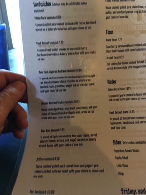 Menu photo 3 Jim's Smokin Cafe Niles, MI