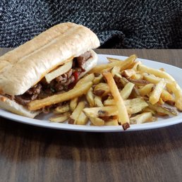 Lomo saltado and fries