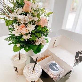 Paderia Bakehouse - Uber eats delivery: horchata, iced coffee horchata, egg tarts, and chocolate (s'mores) cheesecake. - Bakeries Near Me - Irvine, California
