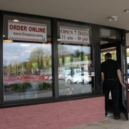 Customer on opening day. Customer on opening day.