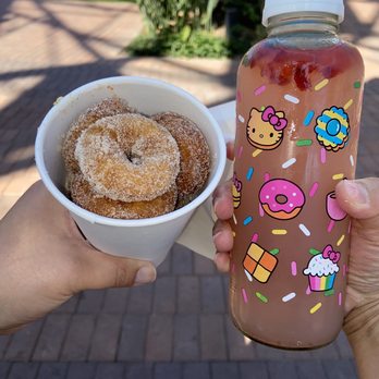Hello Kitty Cafe - Donuts were so good! Hot and light.  So addictive - Cafes Near Me - Irvine, California