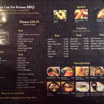 AYCE Gogi - VAN NUYS - Menu - Korean Near Me - Van Nuys, California AYCE Gogi - VAN NUYS - Menu - Korean Near Me - Van Nuys, California