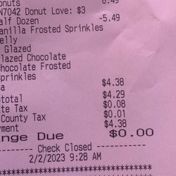 Dunkin' - Customized half dozen donut order we didn't receive