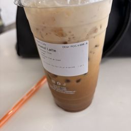 Caramel latte. Super good if you like strong but sweet coffee (like me)