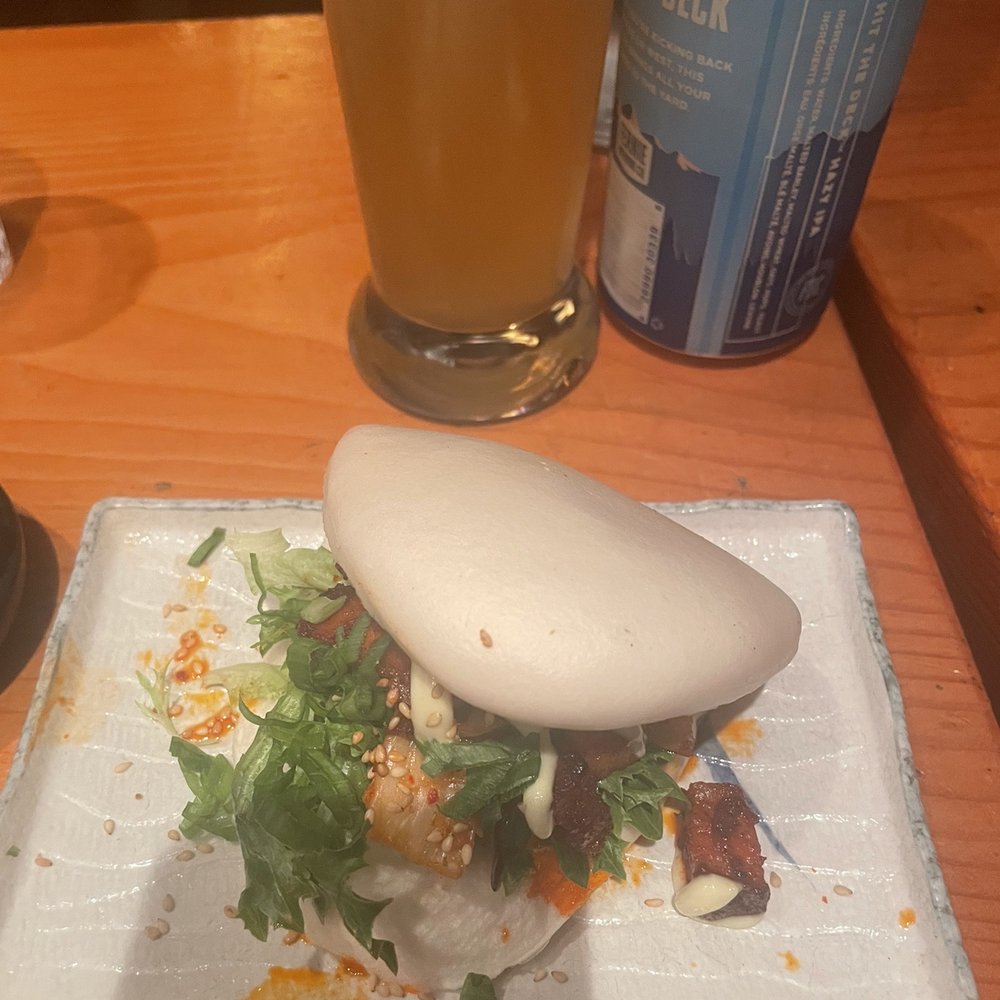 Block Kitchen + Bar - Pork Belly Bao Bun - Sandwiches Near Me - Banff, Alberta Block Kitchen + Bar - Pork Belly Bao Bun - Sandwiches Near Me - Banff, Alberta