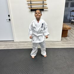 Cappa Martial Arts - Jayden's first uniform
