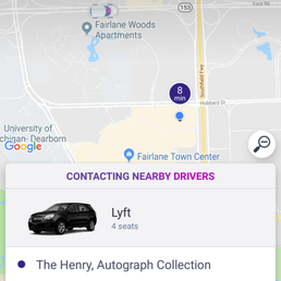 Lyft Android app interface as of 7/1/2018. Lyft Android app interface as of 7/1/2018.