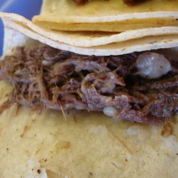 El Trompito Taquería - Cabeza Up Close from Taqueria El Trompito @ 1570 W. 70th Ave, Denver, CO 80221.  February 22nd 2014. - Mexican Near Me - Denver, Colorado