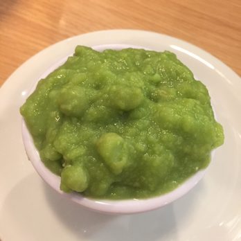 Laughing Halibut - Mushy peas. (£2.50 I think). Tasted like my homemade baby food with lots of butter and cream. Not my cup of tea. - Fish & Chips Near Me - London, XGL Laughing Halibut - Mushy peas. (£2.50 I think). Tasted like my homemade baby food with lots of butter and cream. Not my cup of tea. - Fish & Chips Near Me - London, XGL
