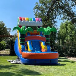 Bounce for Fun Rentals - Rainbow Wave waterslide