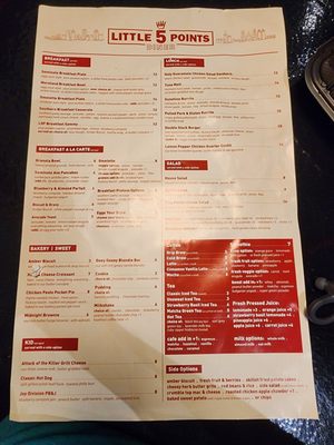 Menu photo 1 Little Five Points Diner Atlanta, GA
