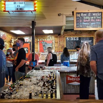 Terry Black's Barbecue - The line and the drinks - Barbeque Near Me - Austin, Texas Terry Black's Barbecue - The line and the drinks - Barbeque Near Me - Austin, Texas