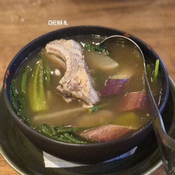 Avenida Restaurant - Pork Sinigang (pork) $15.95 - Filipino Near Me - San Mateo, California Avenida Restaurant - Pork Sinigang (pork) $15.95 - Filipino Near Me - San Mateo, California