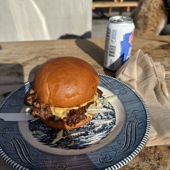 Saint Bread - Saint Burger + extra patty + bacon + grilled onions - Bakeries Near Me - Seattle, Washington Saint Bread - Saint Burger + extra patty + bacon + grilled onions - Bakeries Near Me - Seattle, Washington
