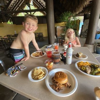 Discovery Cove - Our lunch - Amusement Parks Near Me - Orlando, Florida