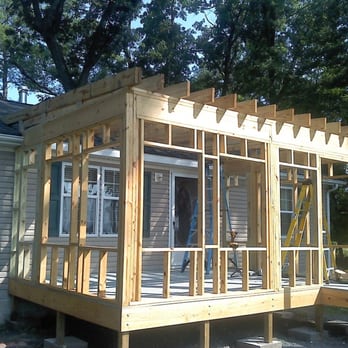 Skillcraft Maintenance & Improvements, LLC - a porch being built - General Contractors Near Me Skillcraft Maintenance & Improvements, LLC - a porch being built - General Contractors Near Me