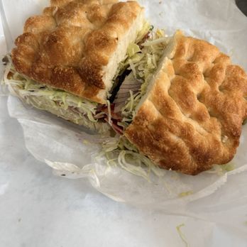 Polpetti - Italian grinder on house focaccia - Sandwiches Near Me - Richmond, Virginia