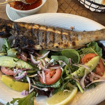 Cafe Istanbul - Grilled whole fish (bronzjno) - Turkish Near Me - Dublin, Ohio