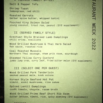 Proxi - Menu for restaurant week - Tapas/Small Plates Near Me - Chicago, Illinois