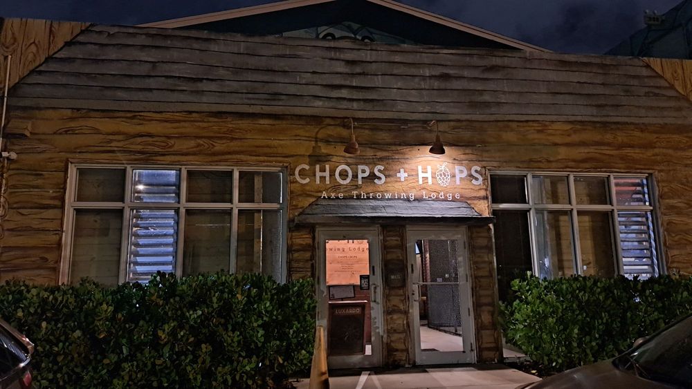 CHOPS + HOPS AXE THROWING LODGE with 206 Reviews & 280 Photos 702 NE 1st Ave, Fort Lauderdale