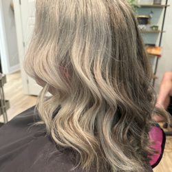 Hair by Megan Taylor - Grey transition stage 2