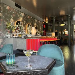 The back bar during the day is quiet place to finish your drink.