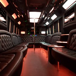 Five Star Limousine of LA - Party Bus Interior