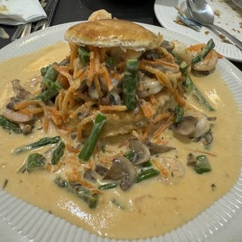 La Bonne Bouchee - Shrimp in a pastry shell with carrot & asparagus. - Bakeries Near Me - Saint Louis, Missouri La Bonne Bouchee - Shrimp in a pastry shell with carrot & asparagus. - Bakeries Near Me - Saint Louis, Missouri