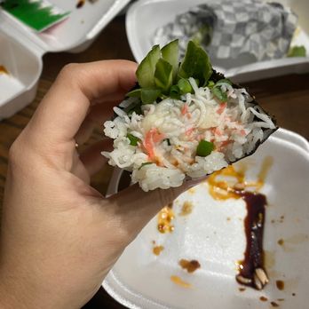 SM Sushirrito - Spicy Scallop Hand Roll - Sushi Bars Near Me - Holladay, Utah