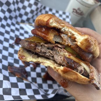 The Patio - Smoked Brisket Burger - Barbeque Near Me - Aurora, Illinois