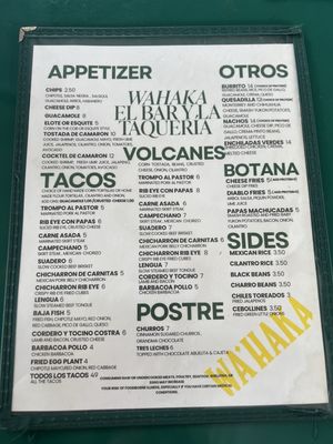 Menu photo 2 Wahaka Dunwoody, GA