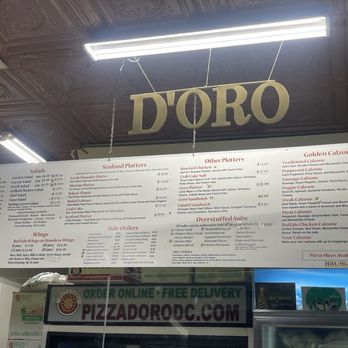 Pizza D'Oro - menu - Pizza Near Me - Washington, DC, District of Columbia