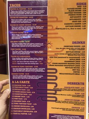 Menu photo 2 Day Y Noche Granville, OH