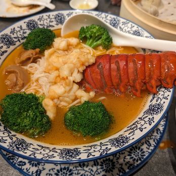 Prince Dumpling - Lobster and Seafood Noodle Soup - Dim Sum Near Me - Rosemead, California Prince Dumpling - Lobster and Seafood Noodle Soup - Dim Sum Near Me - Rosemead, California