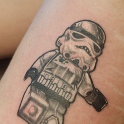 Cotee River Tattoo - Lego stormtrooper