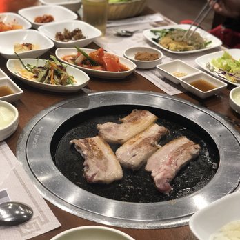 Hahm Ji Bach - Pork belly! so good :) - Korean Near Me - Flushing, New York Hahm Ji Bach - Pork belly! so good :) - Korean Near Me - Flushing, New York