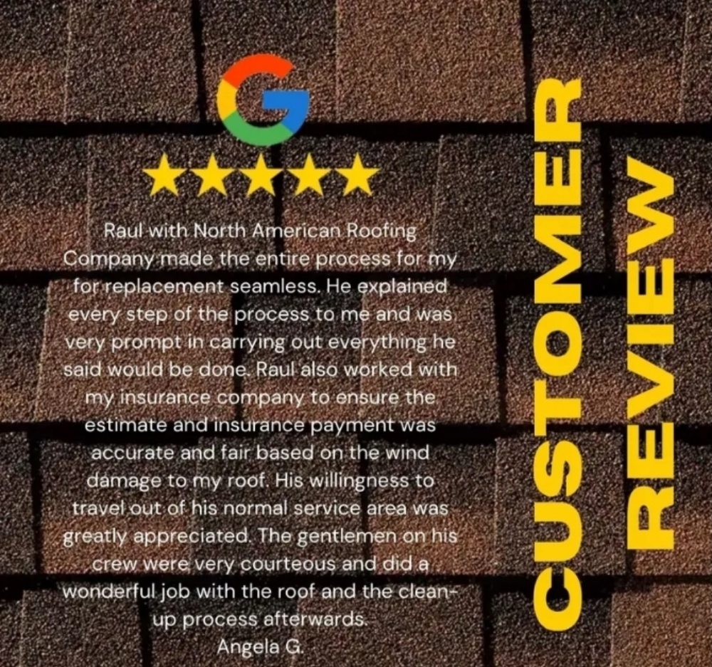 Slide of North American Roofing Company