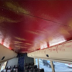 MTI Limo and Shuttle Services - Picture of top of bus that was provided for a corporate event