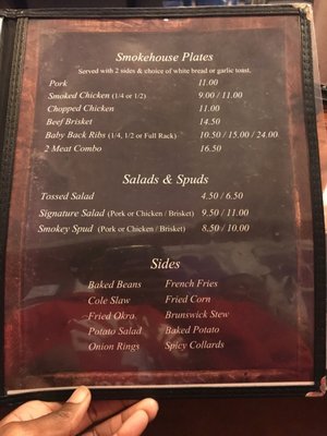Menu photo 3 J D's Bar-B-Que Acworth, GA
