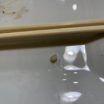 Ultra House - piece of bone from gyoza - Ramen Near Me - Langley, Washington