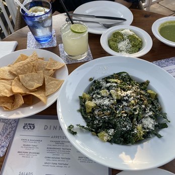 Las Brisas - Kale Salad and Chips & Guacamole - Mexican Near Me - Laguna Beach, California