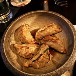 Lemongrass Asian Bistro Sushi - Pan fried pot stickers