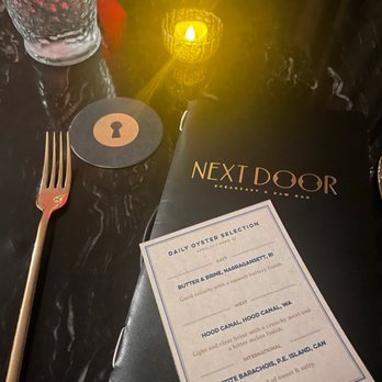 Next Door - Menu - Speakeasies Near Me - Boston, Massachusetts