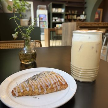 Witches Brew Coffee - Lavender scone and Ash & Honey (one of their signature potions) - Coffee & Tea Near Me - New Orleans, Louisiana Witches Brew Coffee - Lavender scone and Ash & Honey (one of their signature potions) - Coffee & Tea Near Me - New Orleans, Louisiana