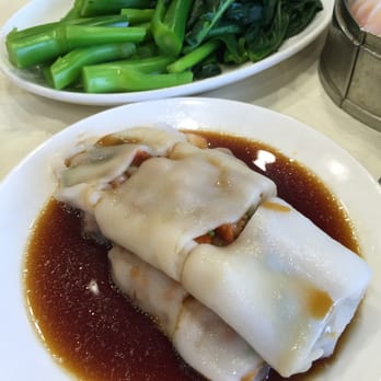 Seafood Cove 2 - Rice rolls with Steamed Chinese broccoli - Dim Sum Near Me - Westminster, California
