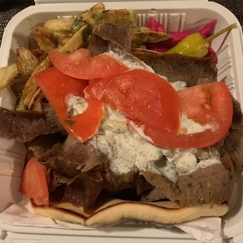 The Green Olive - Gyro plate - Mediterranean Near Me - Long Beach, California