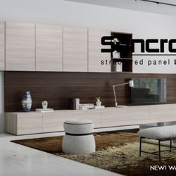 Allied Gallery Dallas - Our Syncron Structured Panel Lines showcases textured panels with a diverse and encompassing range of realistic and highly popular decorativ