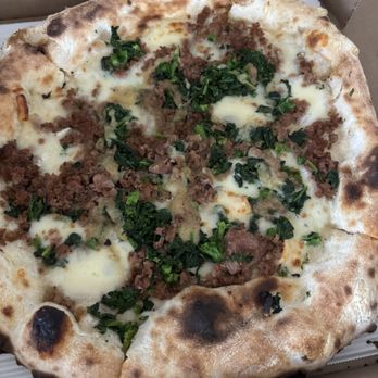 Patricia's Pizza - Sausage and rabe pizza - Italian Near Me - Scottsdale, Arizona